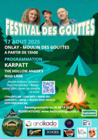 Affiche Festival des Gouttes Edition 2025